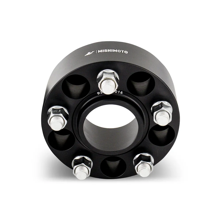 Mishimoto 40mm Wheel Spacers - 5x114.3 - 66.1 - M12 - Black