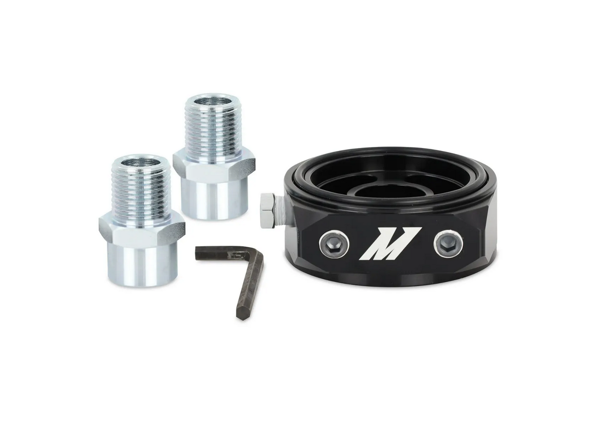 Mishimoto Oil Sandwich Plate Adapter with 3 x 1/8in NPT Ports