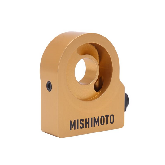 Mishimoto M22 Oil Sandwich Plate with Thermostat - Gold
