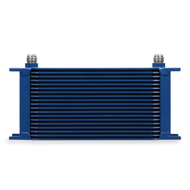 Mishimoto Universal 19 Row Oil Cooler - Blue