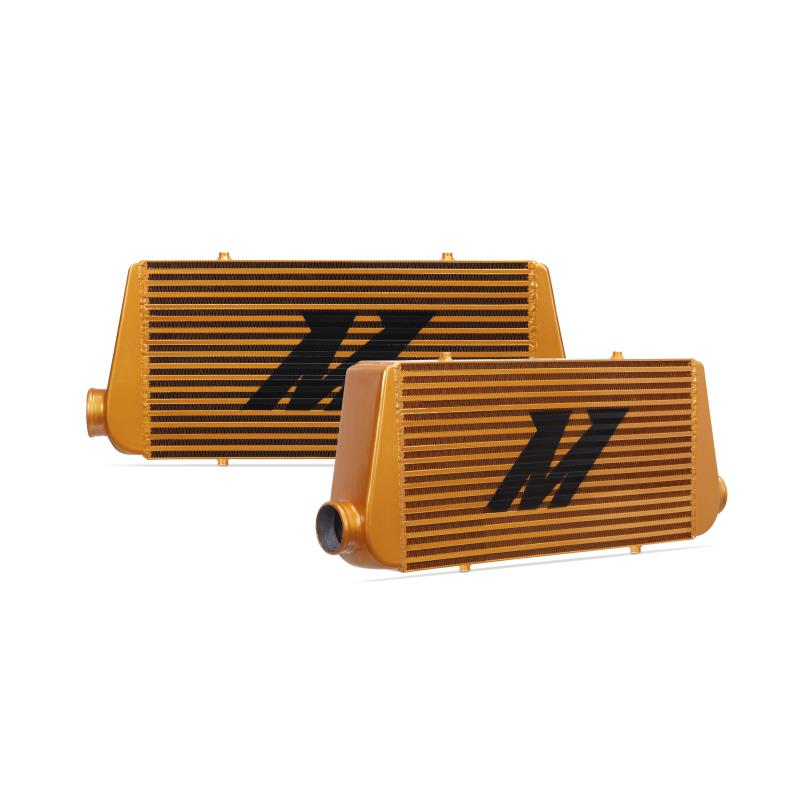 Mishimoto Universal R Line Bar & Plate 31x12x4 Intercooler 4in Inlet/Outlet - Gold