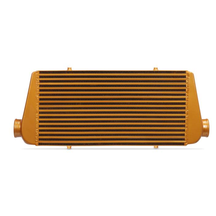 Mishimoto Universal R Line Bar & Plate 31x12x4 Intercooler 4in Inlet/Outlet - Gold