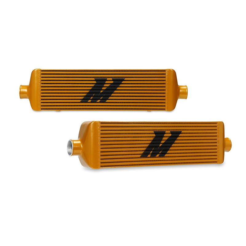 Mishimoto J Line Bar & Plate Intercooler - 2.5in Inlet/Outlet - Gold