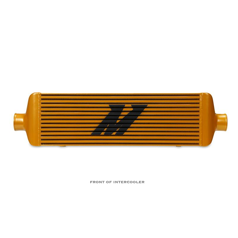 Mishimoto J Line Bar & Plate Intercooler - 2.5in Inlet/Outlet - Gold