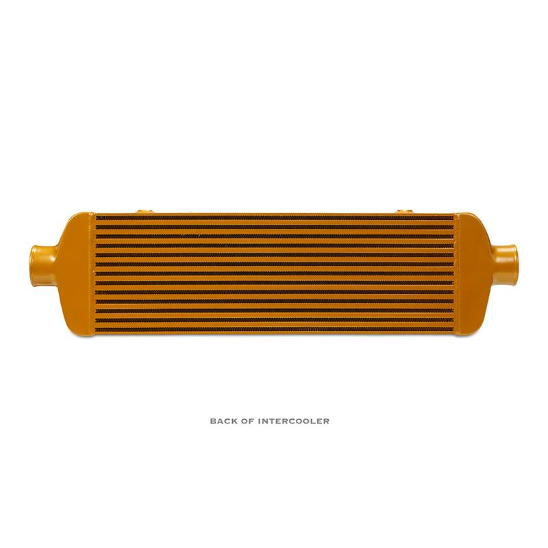 Mishimoto J Line Bar & Plate Intercooler - 2.5in Inlet/Outlet - Gold