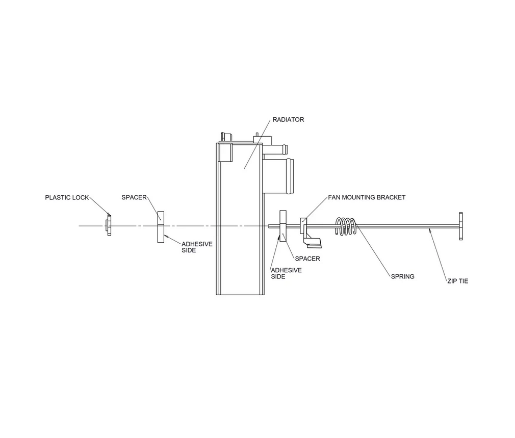 Mishimoto Universal Fan Mount Kit