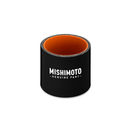 Mishimoto 2.5 Inch Black Straight Coupler