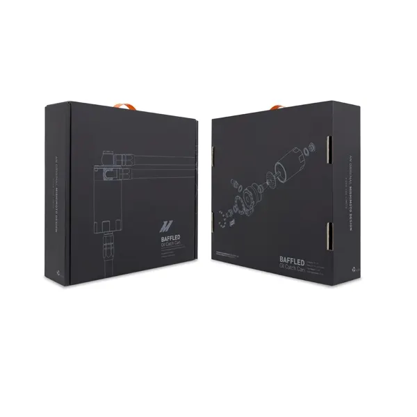 Mishimoto Universal Baffled Oil Catch Can - Black