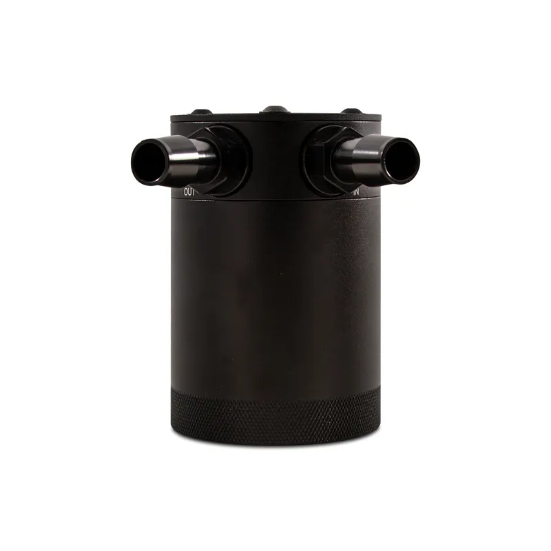 Mishimoto Compact Baffled Oil Catch Can - 2-Port