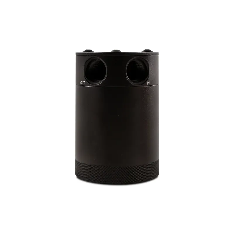 Mishimoto Compact Baffled Oil Catch Can - 2-Port