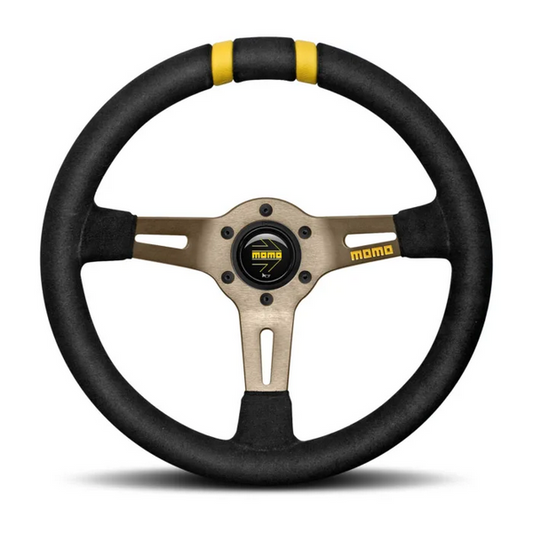 Momo MOD. DRIFT 330mm Steering Wheel - Suede/Anth Spokes/2 Stripes