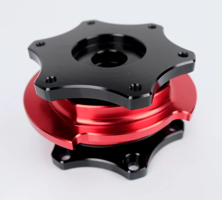 NRG Quick Release SFI Spec - Black / Red Ring