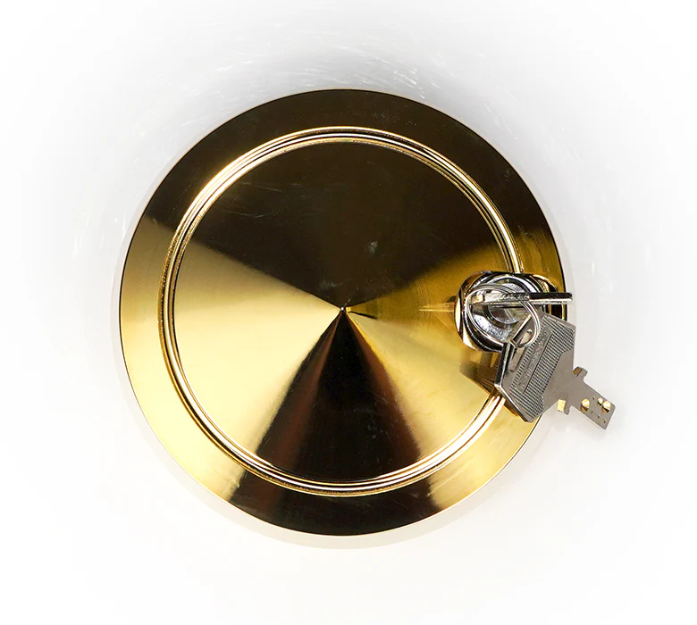 NRG Quick Release Lock V2 w/Free Spin - Chrome Gold