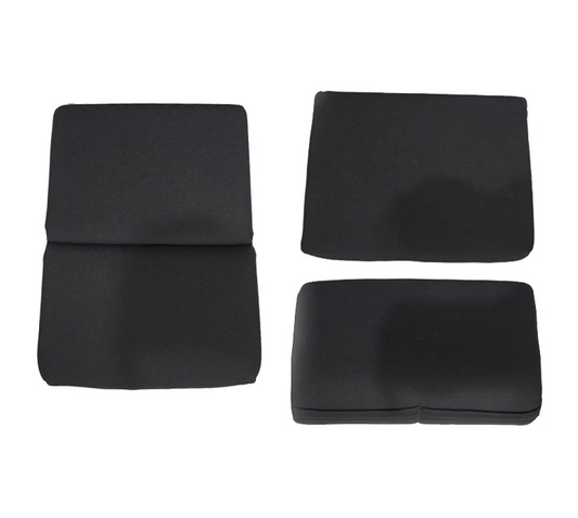 NRG FRP Bucket Seat Cushion Black - 3 Pcs