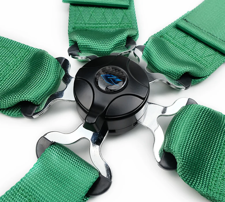 NRG SFI 5 point 3in. Seat Belt Harness - CamLock - Green