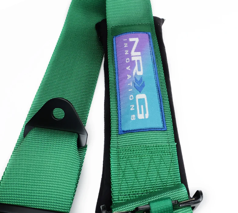 NRG SFI 5 point 3in. Seat Belt Harness - CamLock - Green