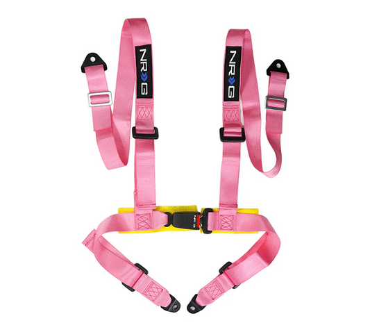 NRG 4 Point Seat Belt Harness / Buckle Lock - Pink
