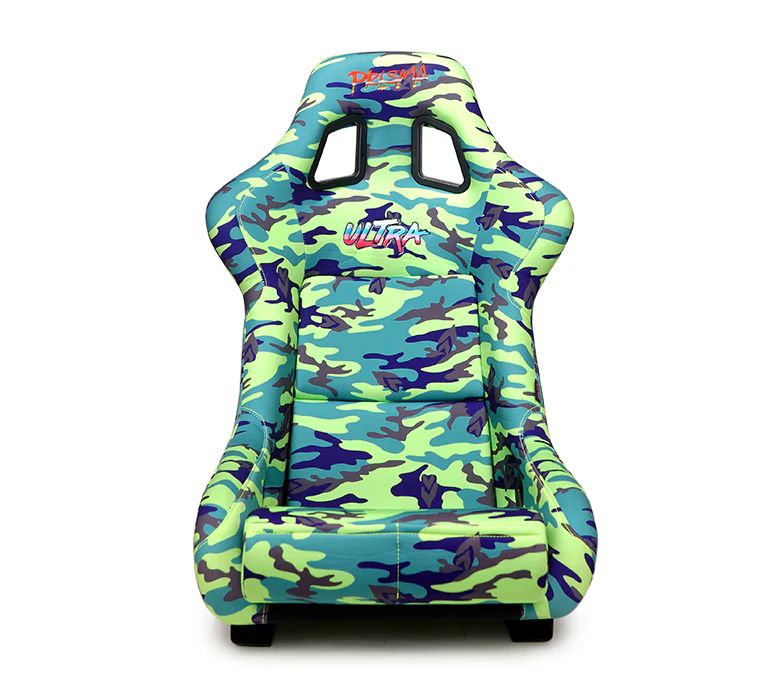 NRG FRP Bucket Seat PRISMA Ultra GIJ Green Camo - Large