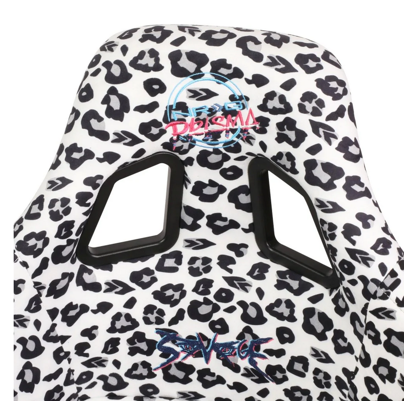 NRG FRP Bucket Seat PRISMA SAVAGE Edition Snow Leopard - Large
