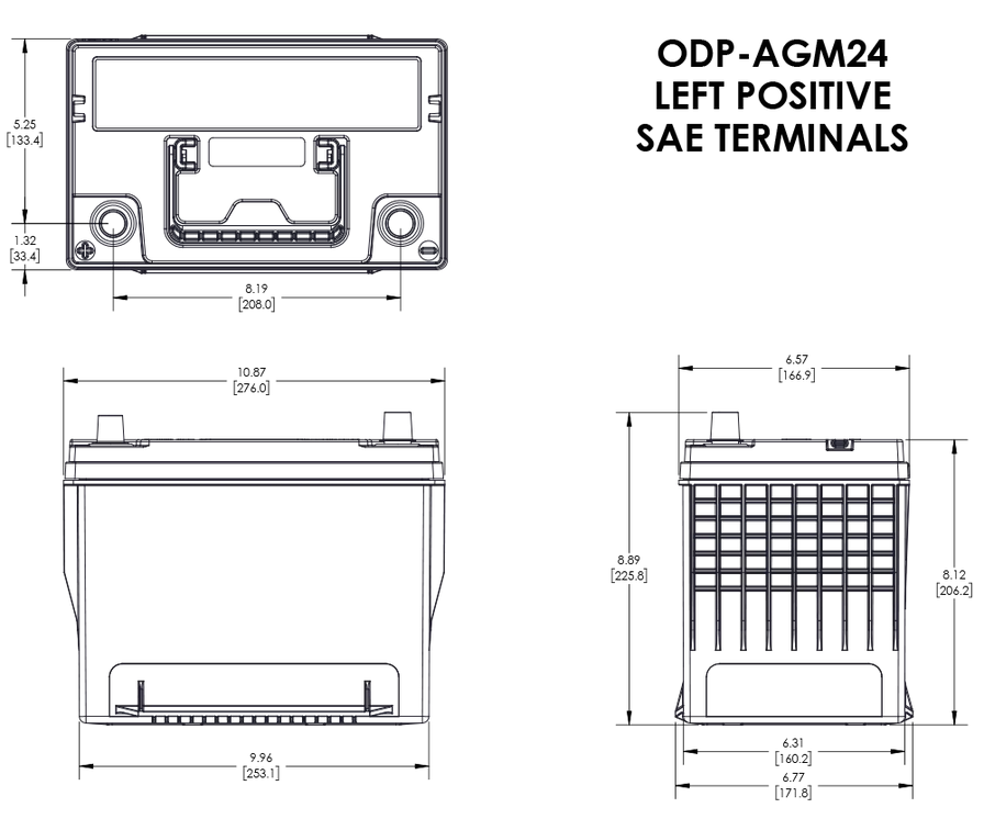 Odyssey Battery Auto/Truck Performance ODP-AGM24 (24-725)