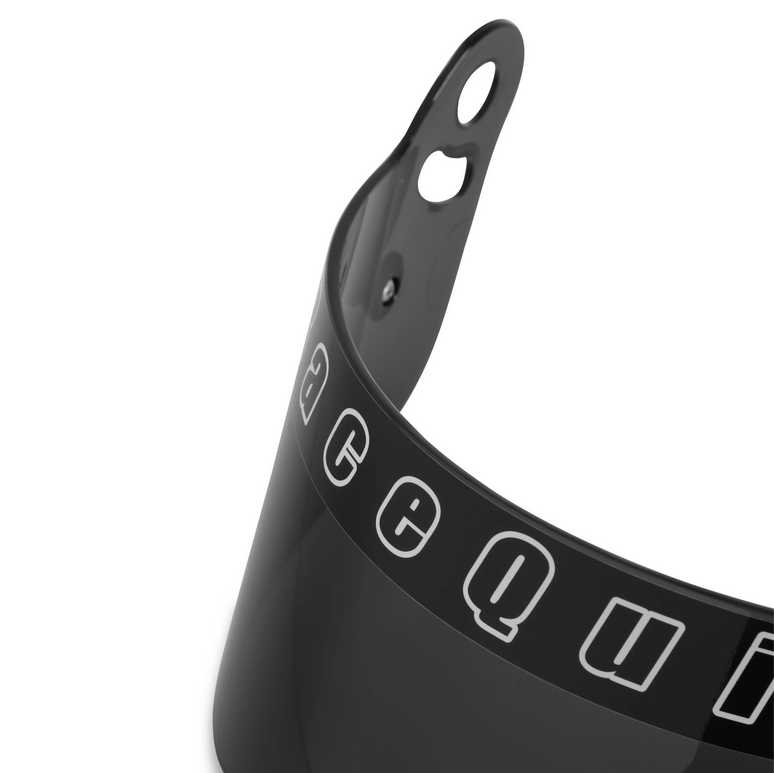 RaceQuip VESTA Series Helmet Face Shield - Smoke