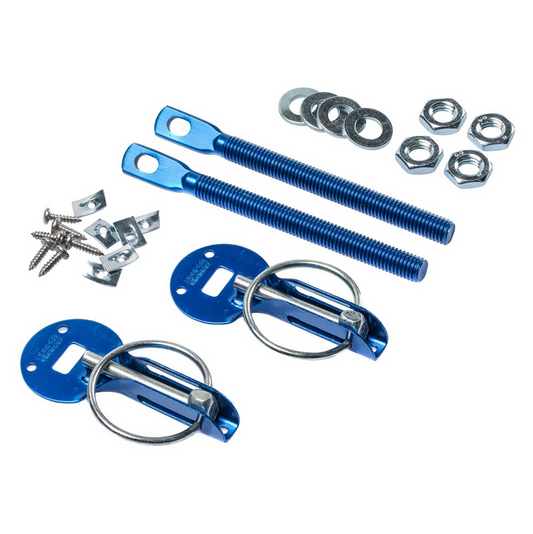 Sparco Steel Racing Hood Pin Latch - Blue