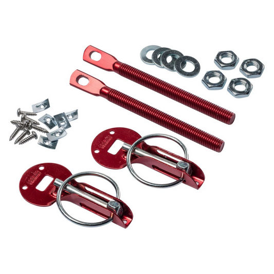 Sparco Steel Racing Hood Pin Latch - Red