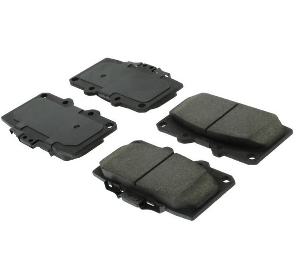 PosiQuiet 89-96 300ZX Z32 Ceramic Brake Pads w/Hardware - Front