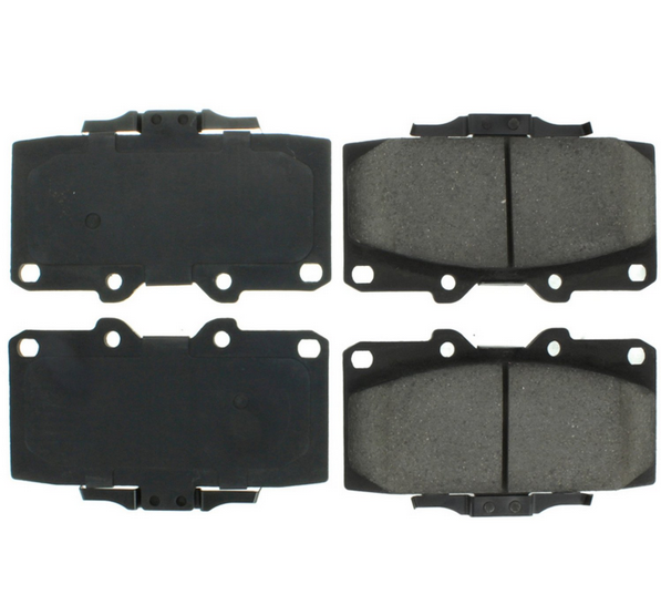PosiQuiet 89-96 300ZX Z32 Ceramic Brake Pads w/Hardware - Front