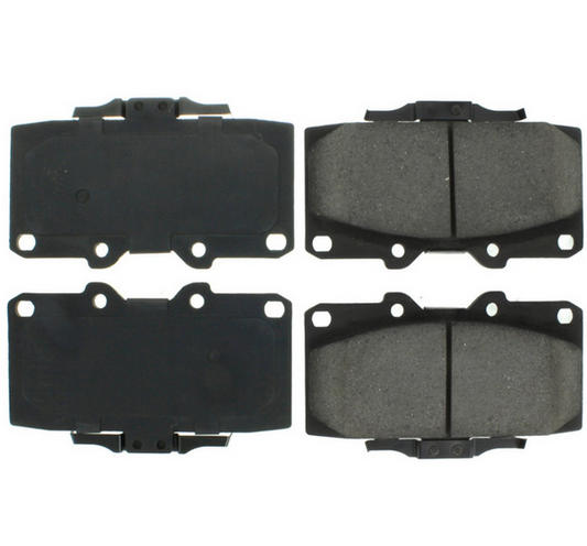 PosiQuiet 89-96 300ZX Z32 Ceramic Brake Pads w/Hardware - Front