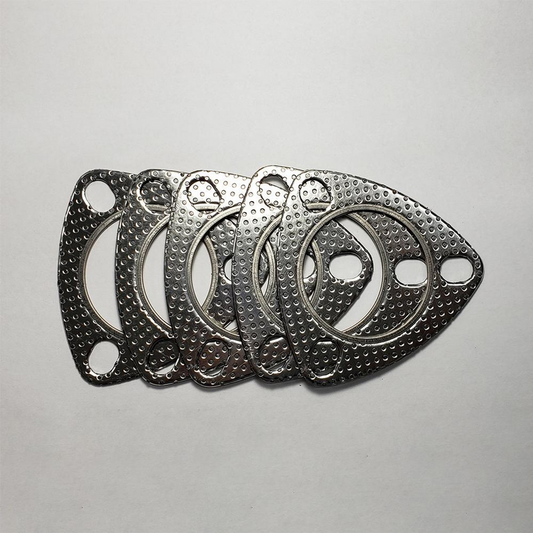 Ticon Industries 3.5in 3-Bolt High Temp Exhaust MLS Gasket - 5pk