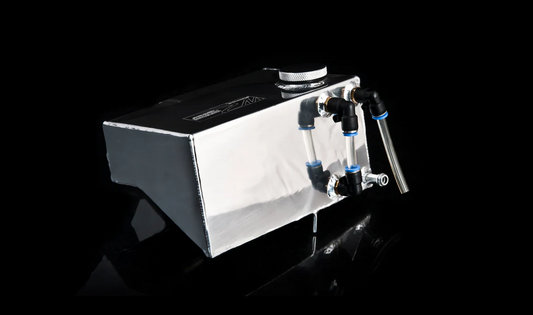 Weapon R Coolant Overflow Tank Polished Aluminum - 89-94 240SX S13