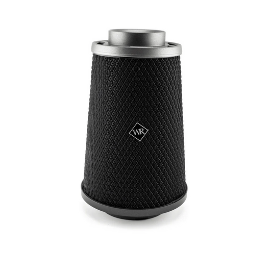 Weapon R 4in 10in Tall Secret Weapon Air Filter - Gunmetal/Black