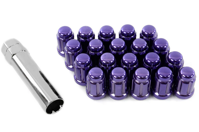 Wheel Mate Muteki Closed End Lug Nuts - Purple 12x1.25