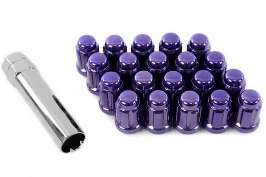 Wheel Mate Muteki Closed End Lug Nuts - Purple 12x1.25