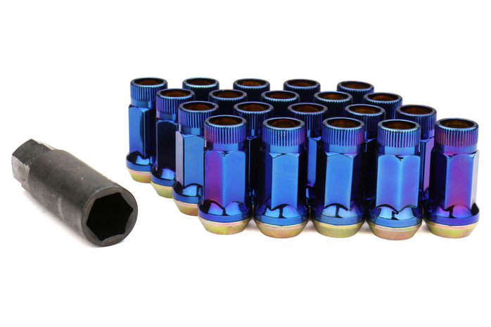Wheel Mate Muteki SR45R Anti-Scratch Lug Nut Kit 12x1.25 - Burned Blue
