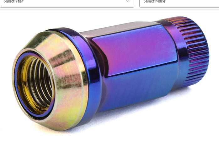 Wheel Mate Muteki SR45R Anti-Scratch Lug Nut Kit 12x1.25 - Burned Blue