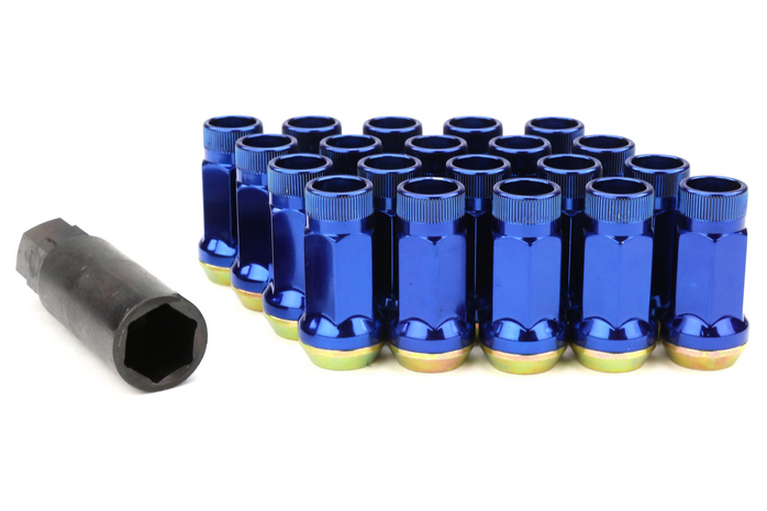Wheel Mate Muteki SR45R Anti-Scratch Lug Nut Kit 12x1.25 - Blue