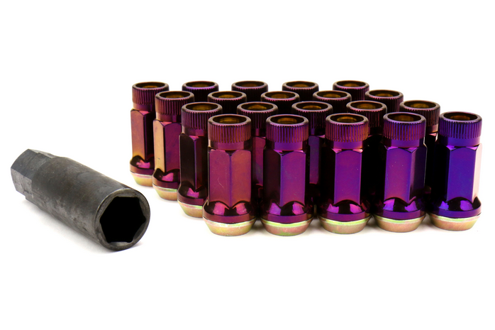Wheel Mate Muteki SR45R Anti-Scratch Lug Nut Kit 12x1.25 - Burned Titanium