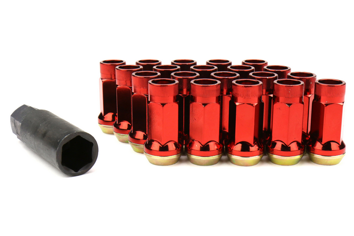 Wheel Mate Muteki SR45R Anti-Scratch Lug Nut Kit M12x1.25 - Red