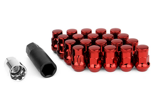 Wheel Mate Muteki SR35 Close End Lug Nuts w/ Lock Set 12x1.25 35mm - Red