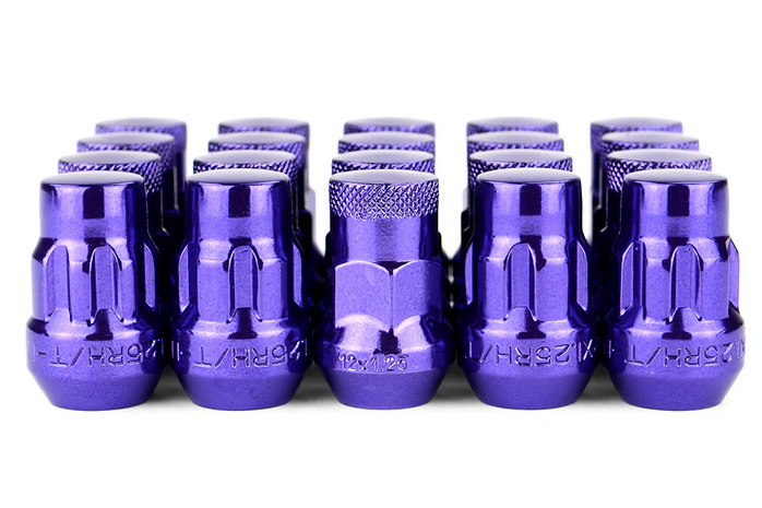 Wheel Mate Muteki SR35 Close End Lug Nuts w/ Lock Set 12x1.25 35mm - Purple