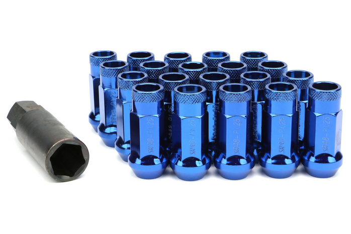 Wheel Mate Muteki SR48 Open End Lug Nuts 12x1.25 48mm - Blue