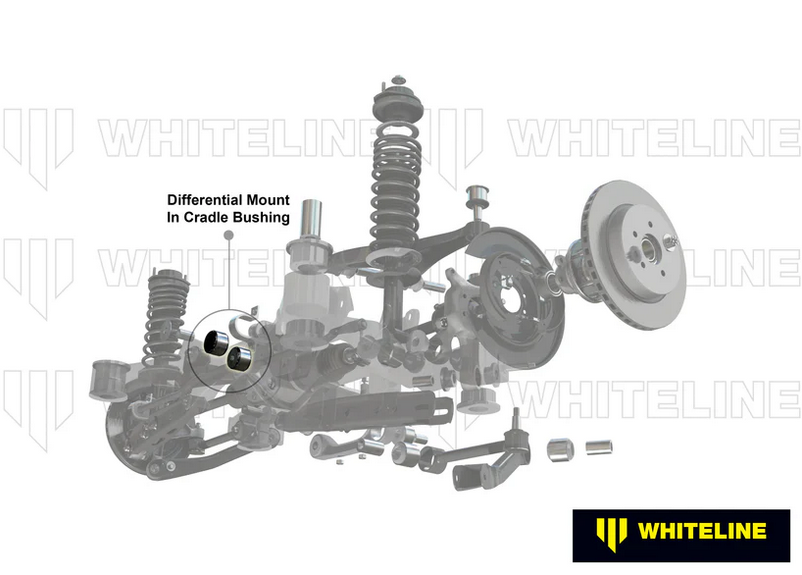 Whiteline Rear Differential to Subframe Bushing 95-98 240SX S14 S15 Skyline