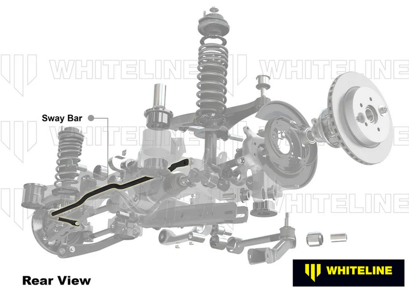 Whiteline Rear Adjustable 22mm Sway Bar - 95-98 240SX S14