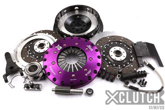 XClutch 2JZ GTE Stage 4 - Twin Disc Rigid Organic Clutch Kit 890tq
