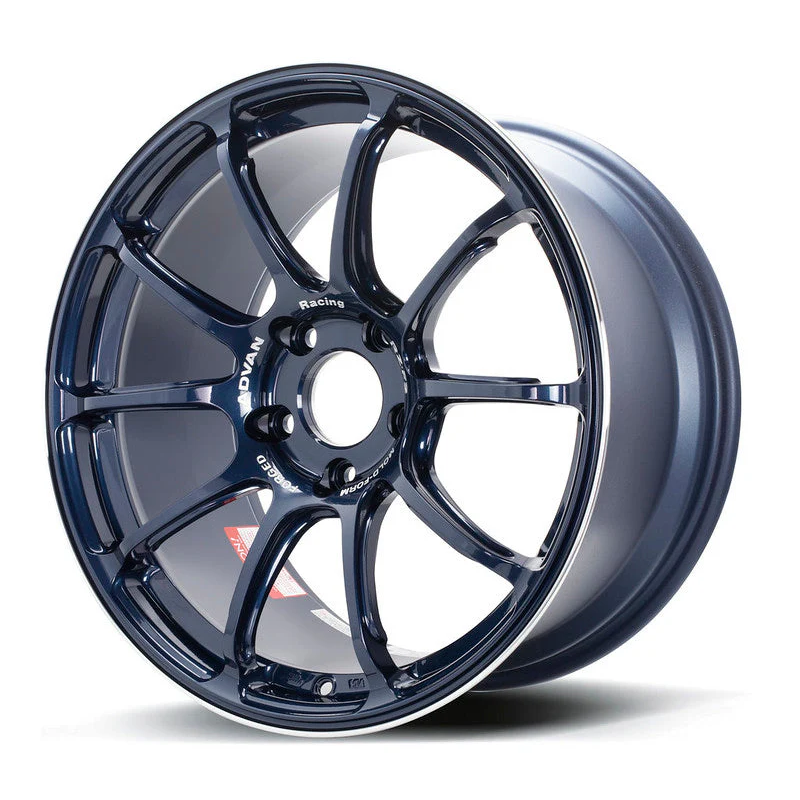 Advan RZII 17x8.5 +31 5x114.3 Racing Indigo Blue Wheel