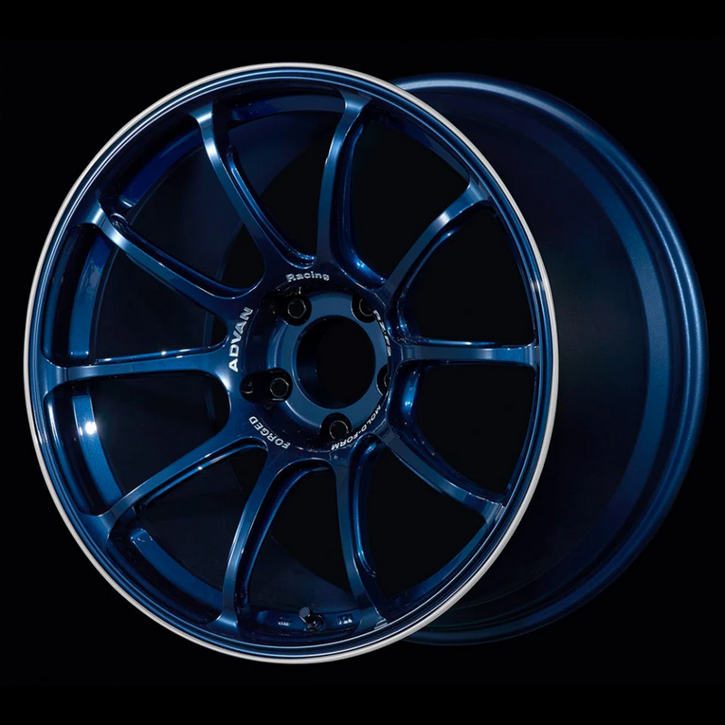 Advan RZII 17x8.5 +31 5x114.3 Racing Indigo Blue Wheel