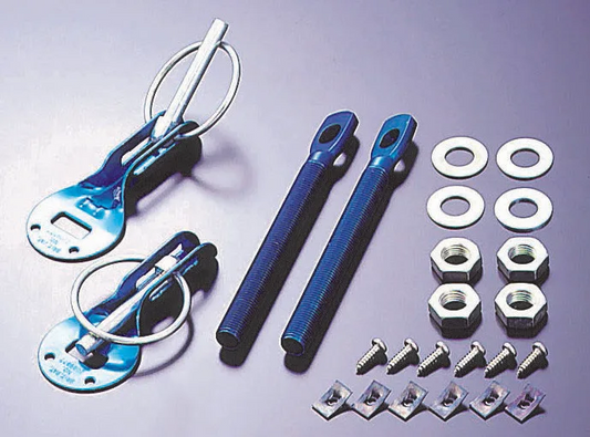 Cusco Universal Aluminum Hood Pin Kit - Blue Side-Lock Type