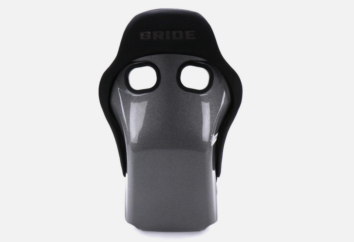 Cusco Bride ZETA IV +C FIA Racing Bucket Seat - FRP - Black Leather / Silver Shell